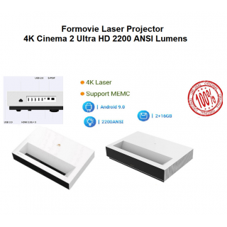 Formovie Laser Projector 4K Cinema 2 Ultra HD 2200 ANSI Lumens
